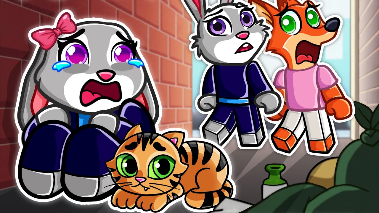 BABY JUDY Is ABANDONED at BIRTH in Roblox… | Zootopia 2