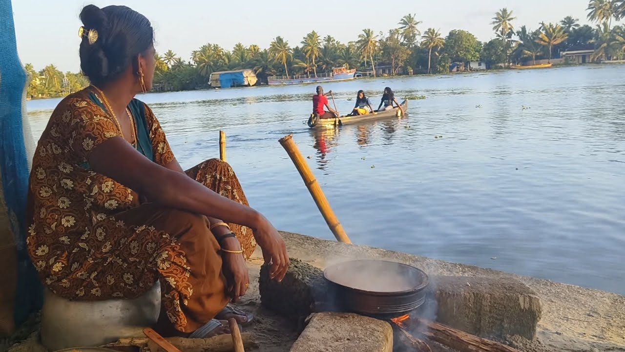 കായൽ തീരത്തിരുന്നൊരു കായൽ നങ്കു കറി വേറെ ലെവൽ😊traditionalcooking|villagecooking|nadnfishing|kuttanad