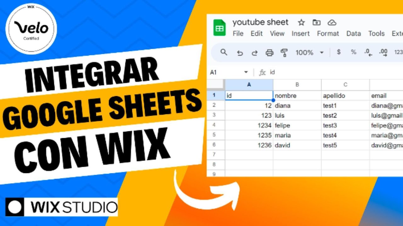 COMO INTEGRAR GOOGLE SHEETS CON  WIX | TUTORIAL | VELO