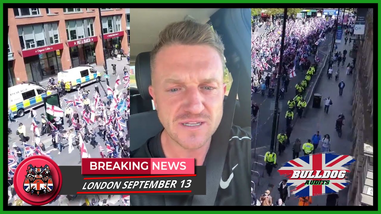 Tommy Robinson Organises September 13th 2025 March  Expected to Be the Largest Protest in UK History