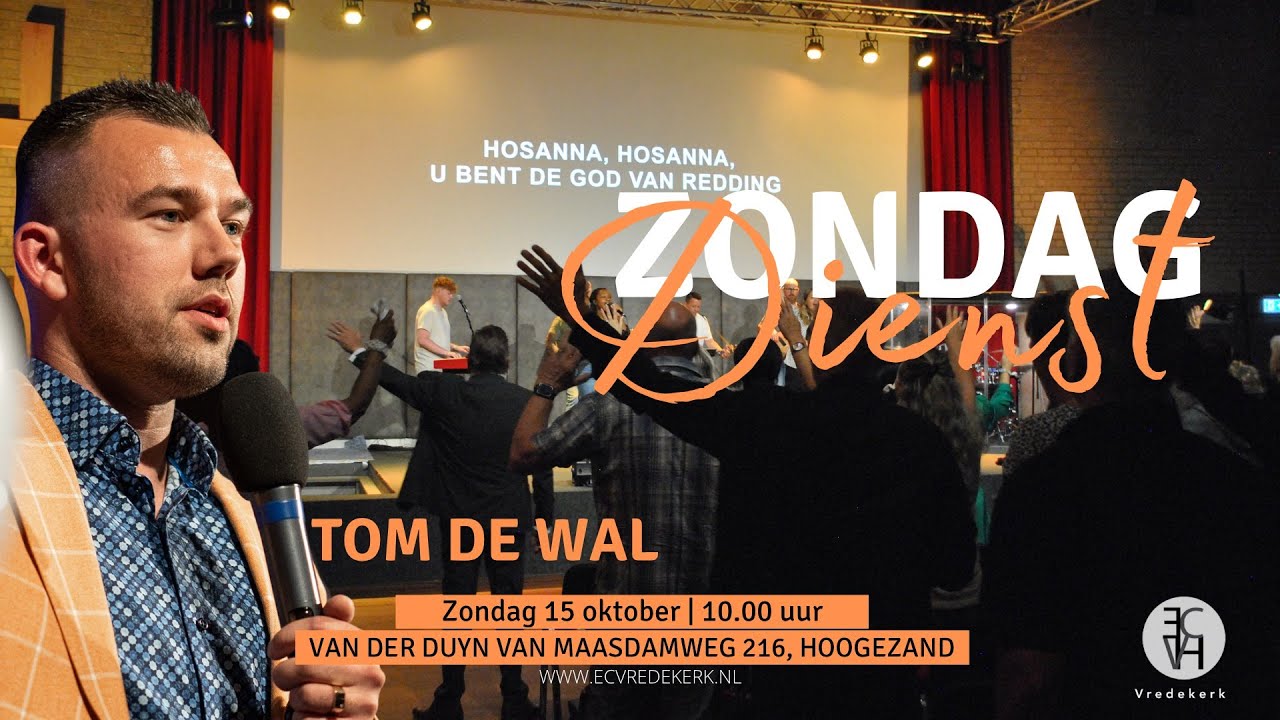 Zondagdienst | Br. Tom de Wal | 15 oktober 2023 | EC Vredekerk