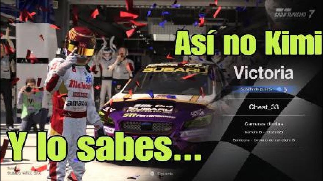 Como Kimi.Velocini te puede amargar una victoria