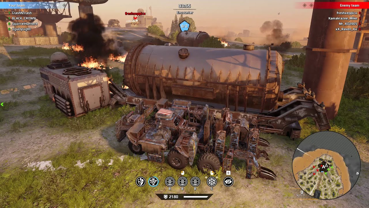 Crossout CW FAST vs EMTN ,WGAZ & TTBM
