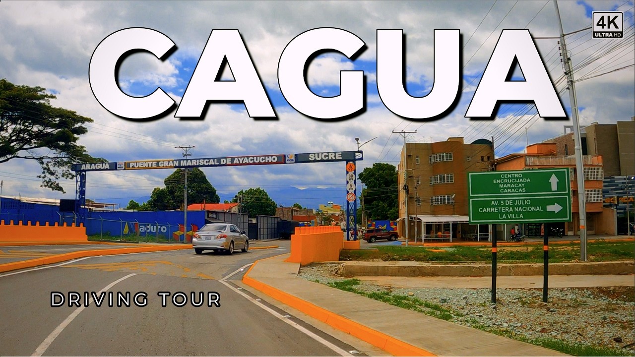 🇻🇪 | City Tour en Cagua: Un Tour Visual en Alta Definición. | DRIVING TOUR | 4K | 2024.