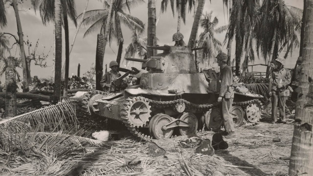 US Marines Found A Japanese Ha-Go Tank — Laughed That .50 Cal Bullets Went Straight Through It