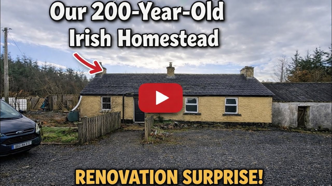 Surprise renovation present for our Irish cottage