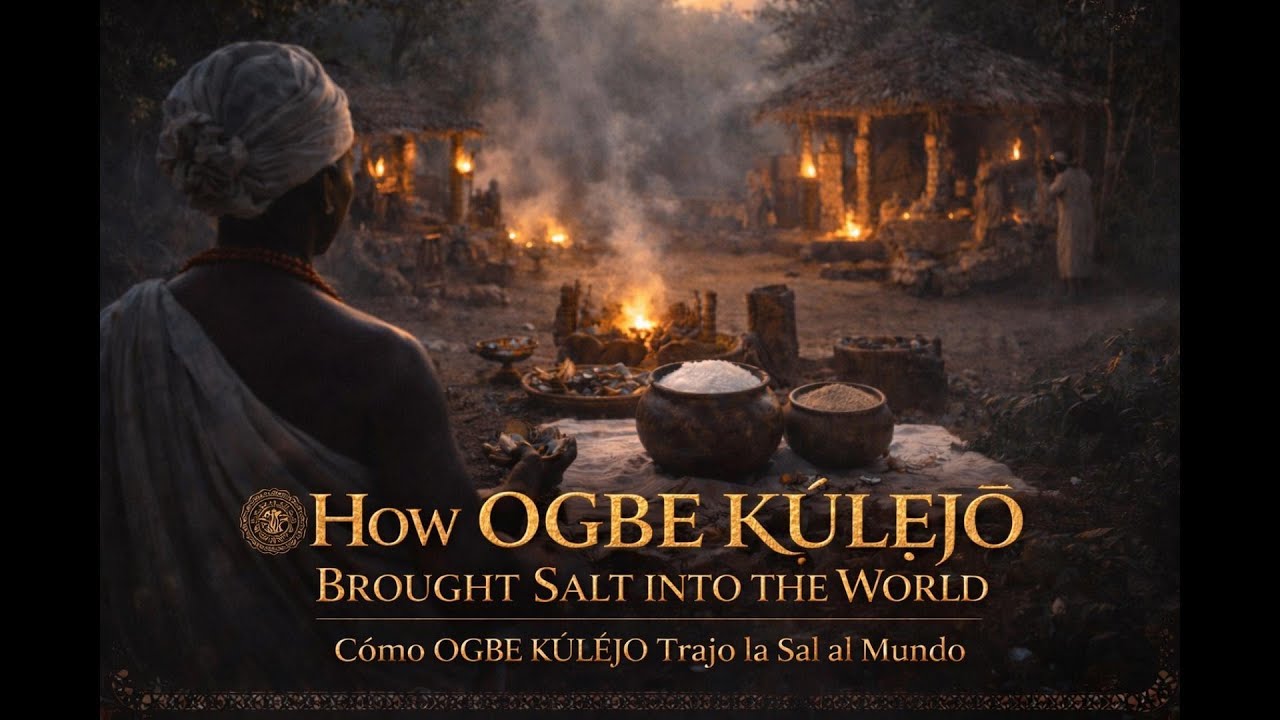 Ifa Odu: Ogbe Ofun - Cómo OGBE KÚLẸJỌ Trajo la Sal al Mundo