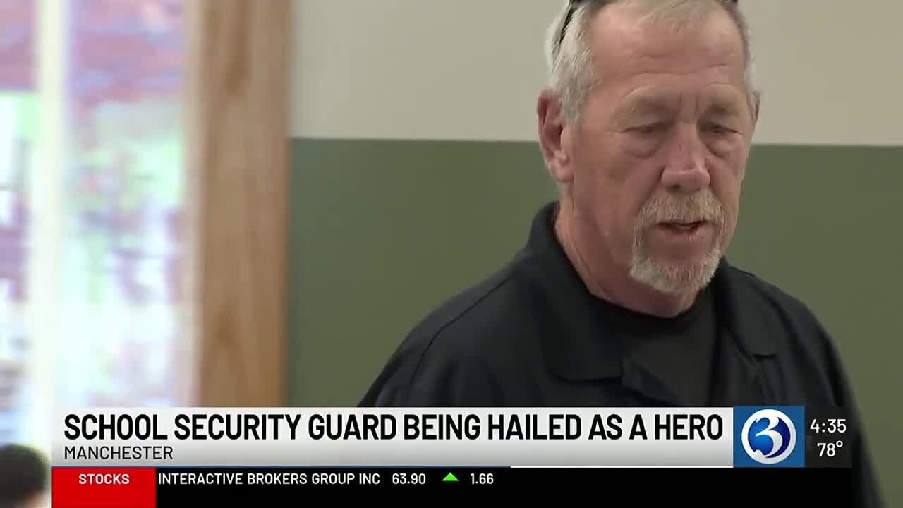 Manchester school security guard saves three lives in 18 months
