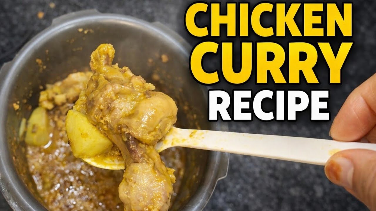 Aloo Chicken Curry Recipe | Easy Home Style Chicken & Potato Curry