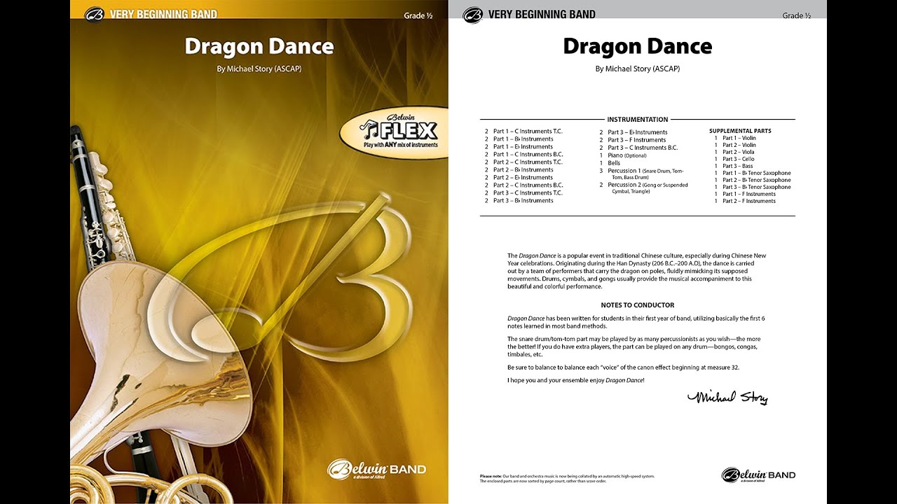 Dragon Dance, by Michael Story &ndash; Score & Sound