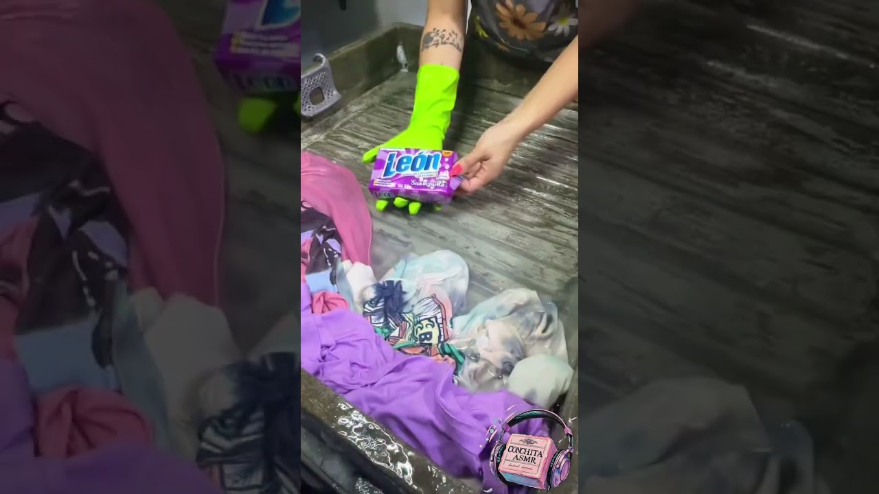ASMR - Handwashing Clothes for 30+ Minutes | Lavadero Sounds