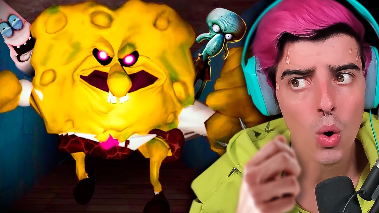 JEAN LUCA em JOGO de TERROR do BOB ESPONJA (THE TRUE INGREDIENTS)