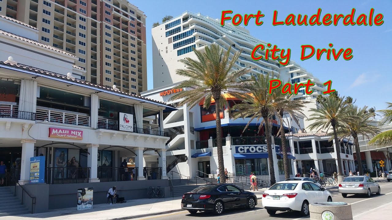 Fort Lauderdale, Florida City Drive Part 1