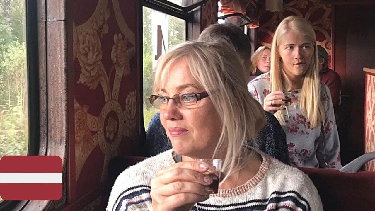 ASÍ ES UN VIAJE en TREN a VAPOR en LETONIA