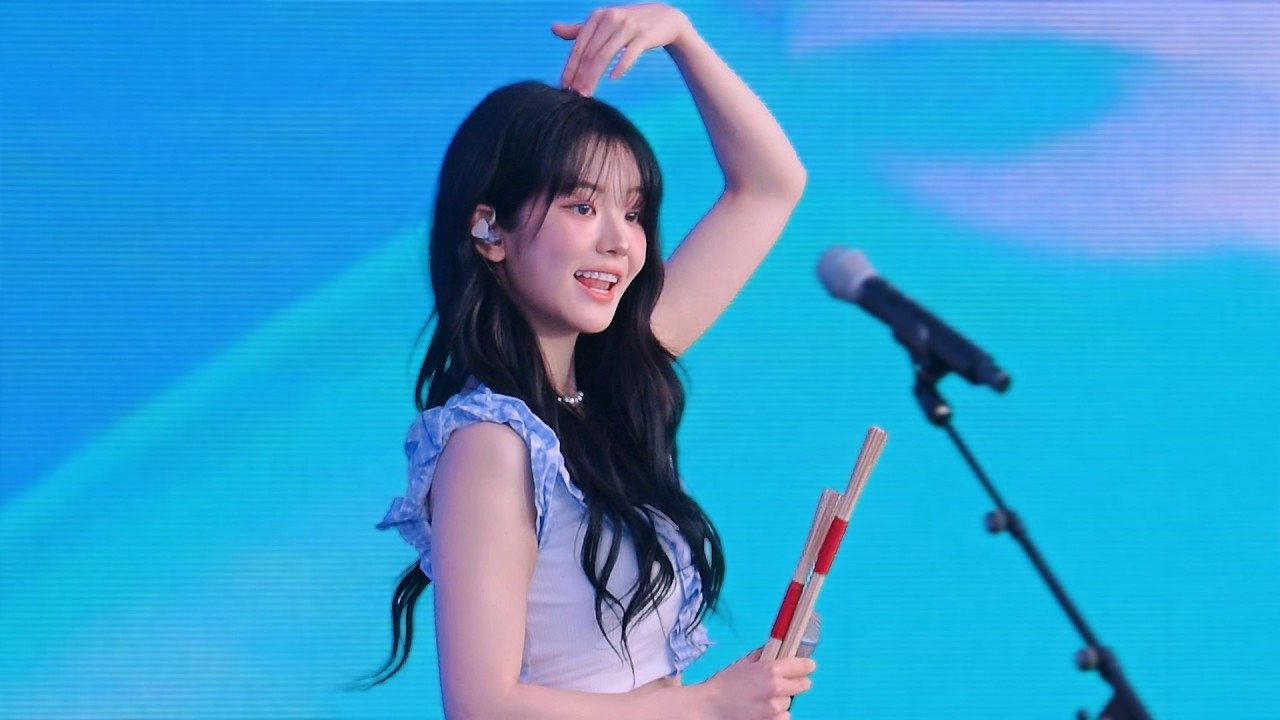 QWER 쵸단 직캠 / 250807 엠카운트다운 in 보령 / #QWER #CHODAN #Fancam M-COUNT DOWN in Boryeong