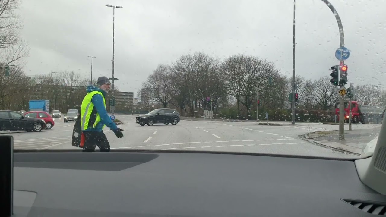 Turning right and left at various junctions
