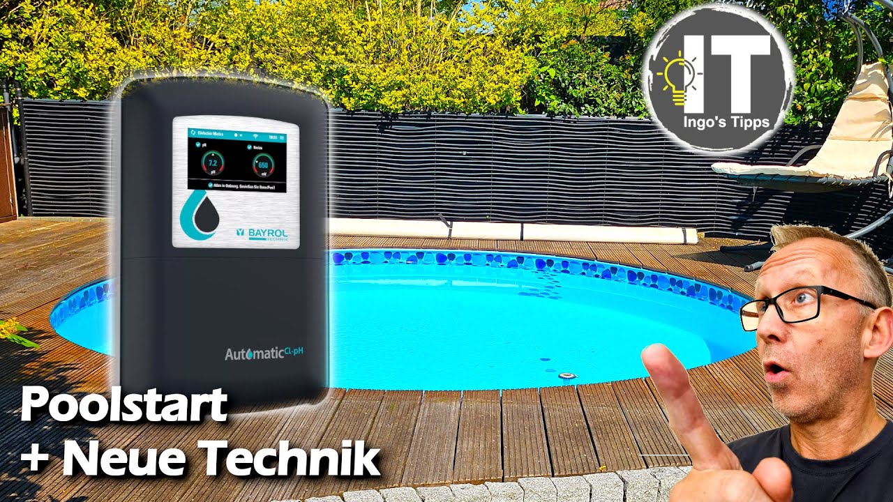 Bayrol Automatic Chlor/pH einbauen Poolstart nach Winterpause Dosieranlage installieren & einrichten