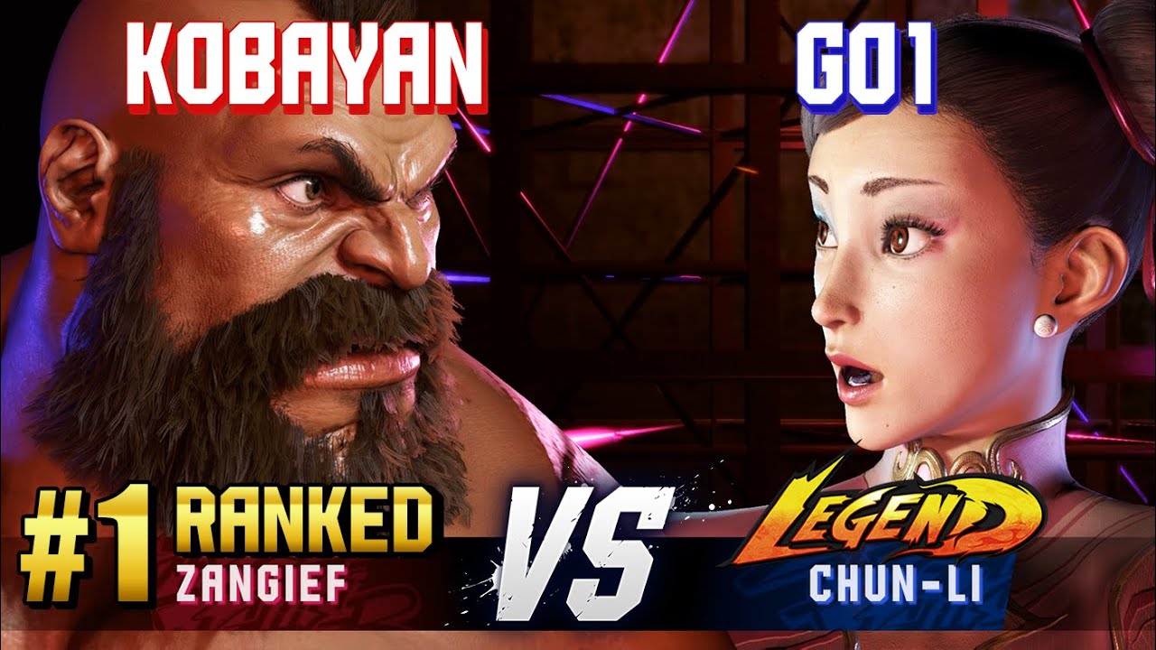 SF6 ▰ KOBAYAN (#1 Ranked Zangief) vs GO1 (Chun-Li) ▰ Ranked Matches