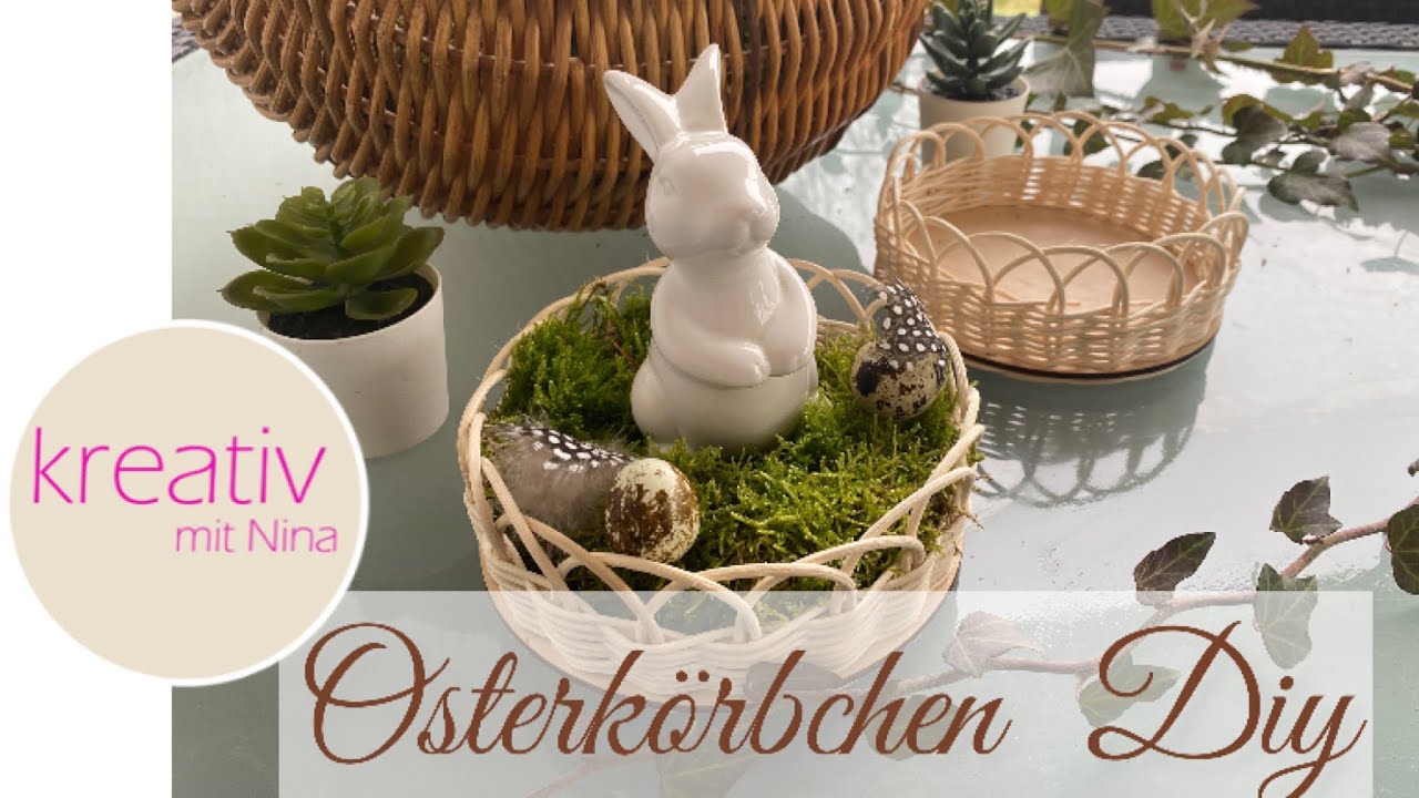 Körbe flechten einfache Anleitung für Anfänger DIY mit Materialset paddigrohr MACHT sehr viel SPAß