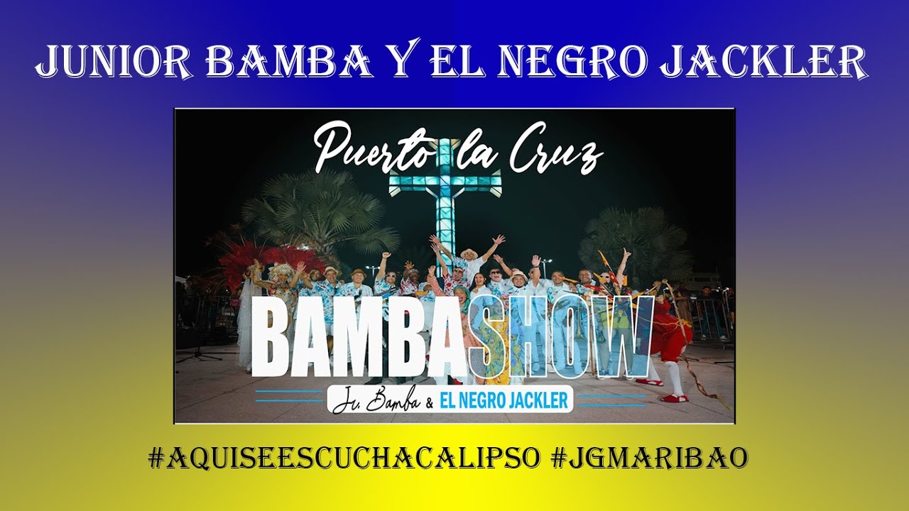 Junior Bamba y el Negro Jackler carnavales 2024 🎭Bamba Show🎉 calipso de el callao, Venezuela 🥳