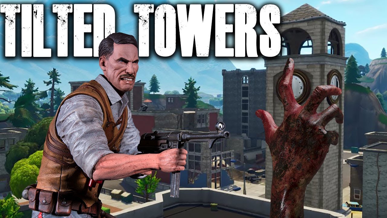 TILTED TOWERS - SHARPSHOOTER CHALLENGE (Call of Duty Black Ops Custom Zombies)