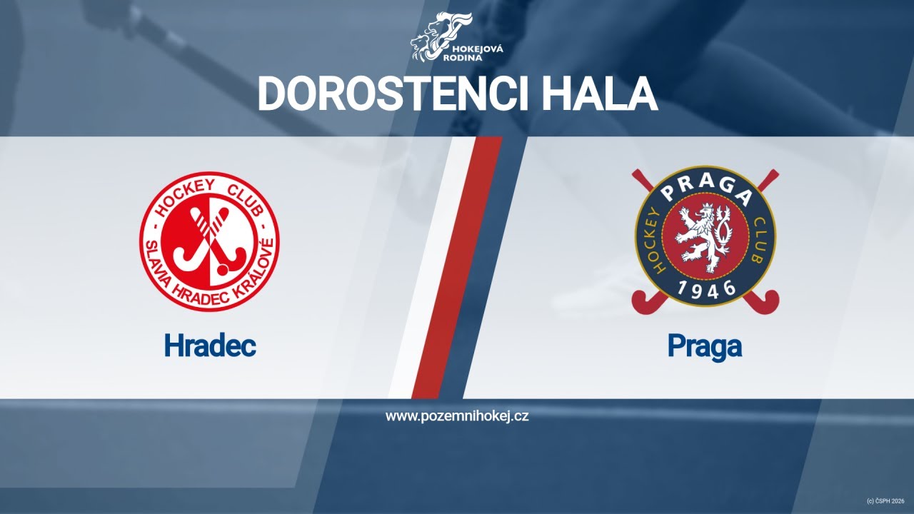 Hradec  - Praga 25.1.2026 13:00 Dorostenci hala
