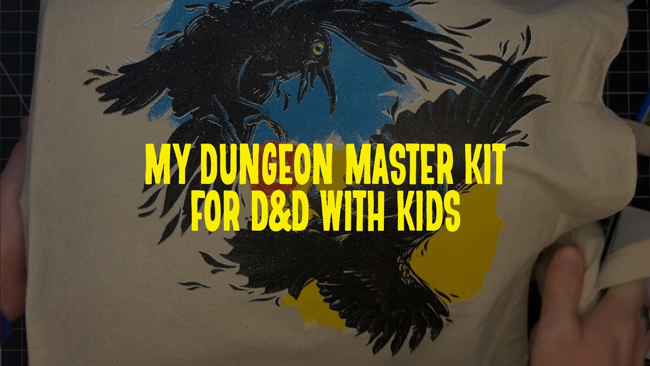 My Dungeon Master kit for playing D&D with kids