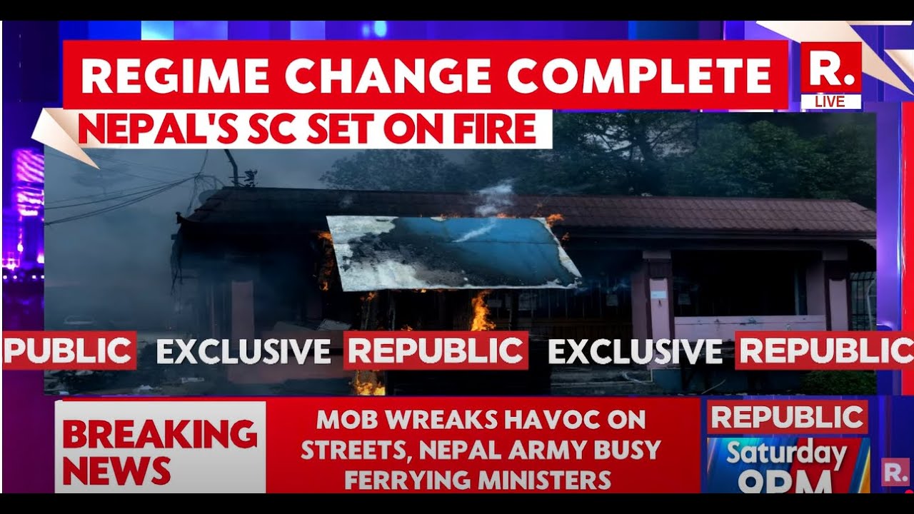 Nepal Protests BREAKING LIVE: Nepal's Supreme Court Set On Fire By Rioters