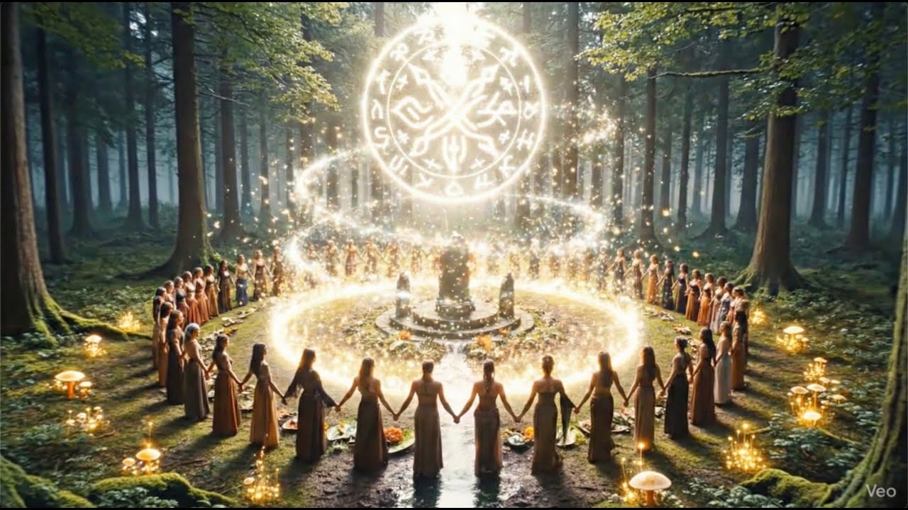 Tribal Drum Trance | Moonlit Forest Ritual &bull; Ambient Music for Meditation & Spiritual Journey &bull; VEO