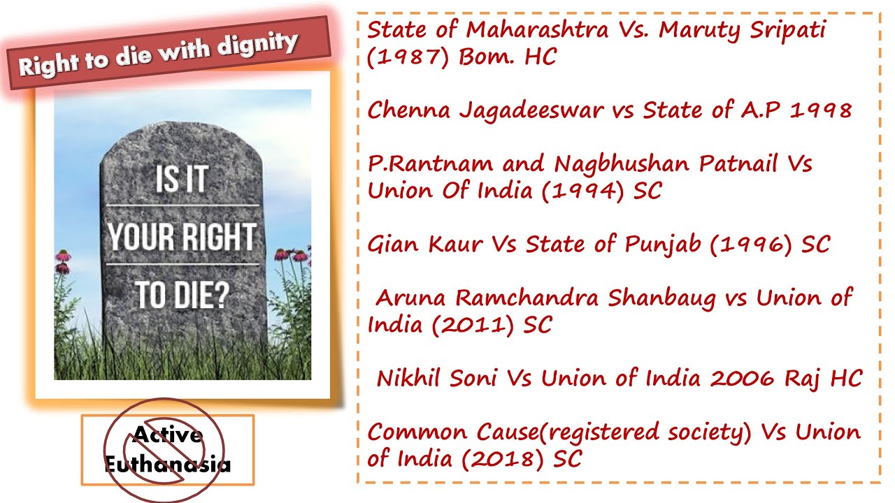 Right to Die with Dignity || Part 2 Case Series| Euthanasia | Living Will |Legal Impulse