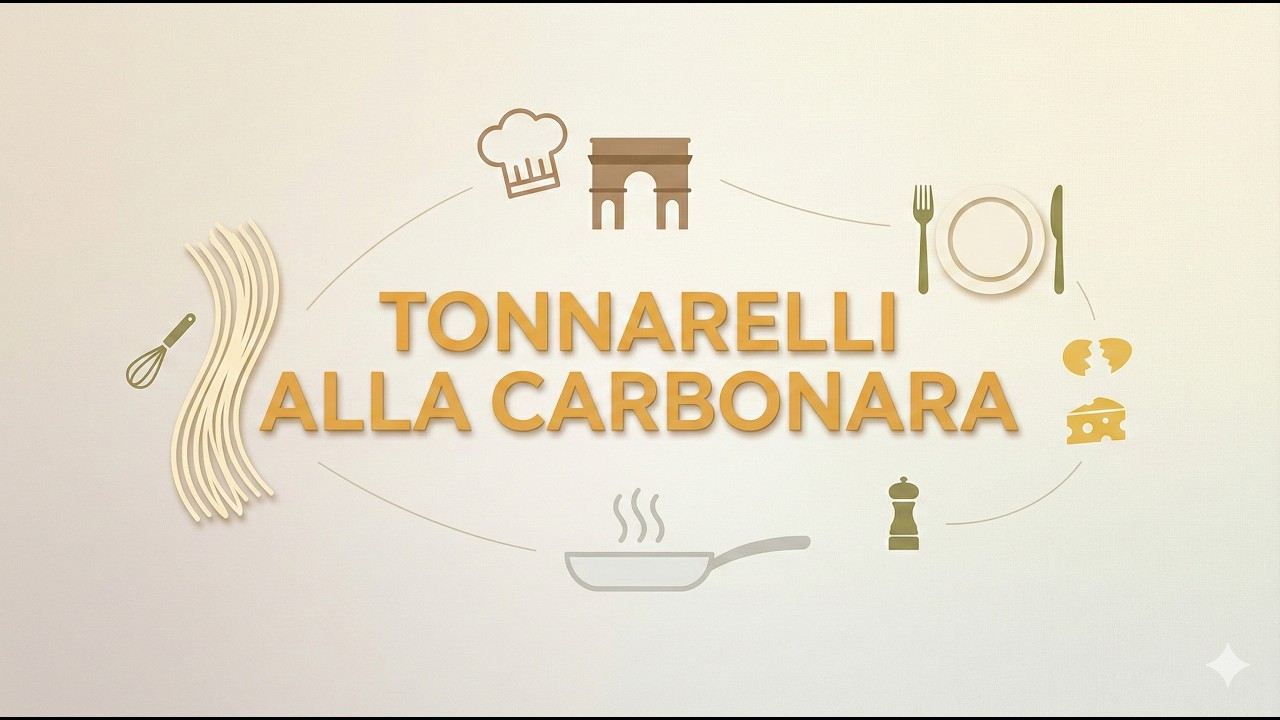 La Carbonara Perfetta: Tonnarelli, Guanciale e Pecorino