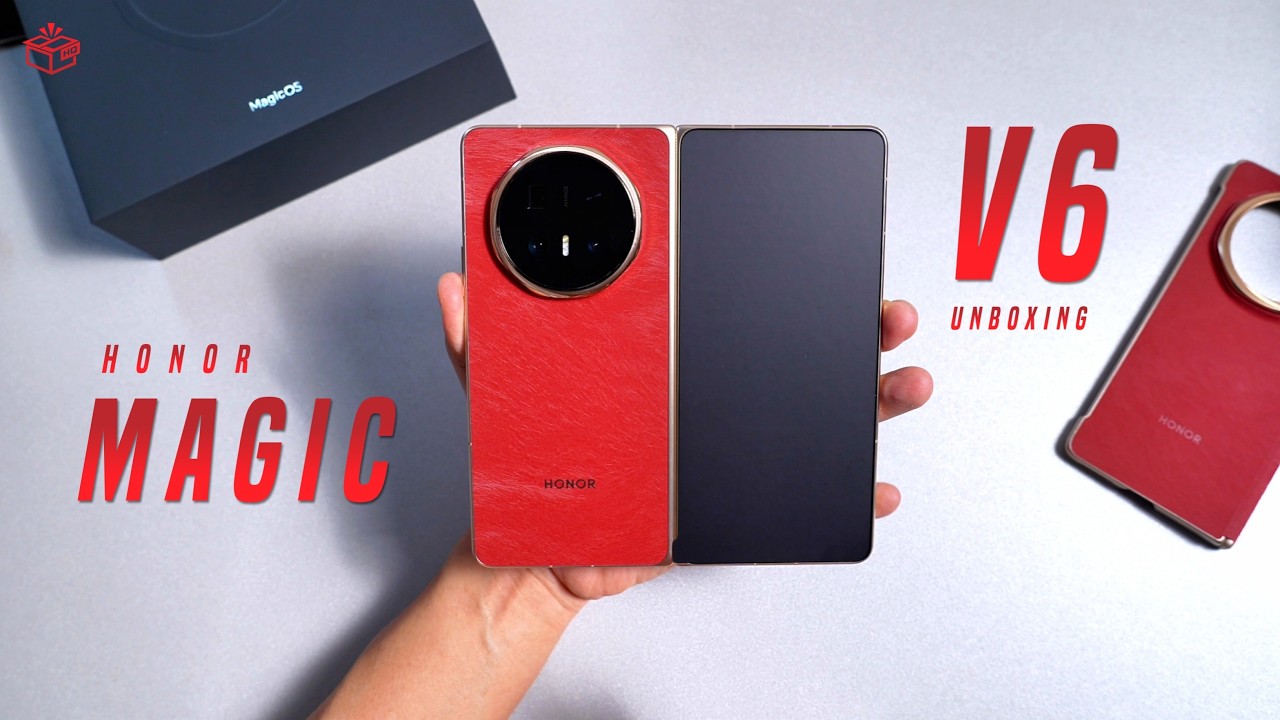 Honor Magic V6 Red Edition Unboxing (Exclusive) - Hands On & First Impressions!
