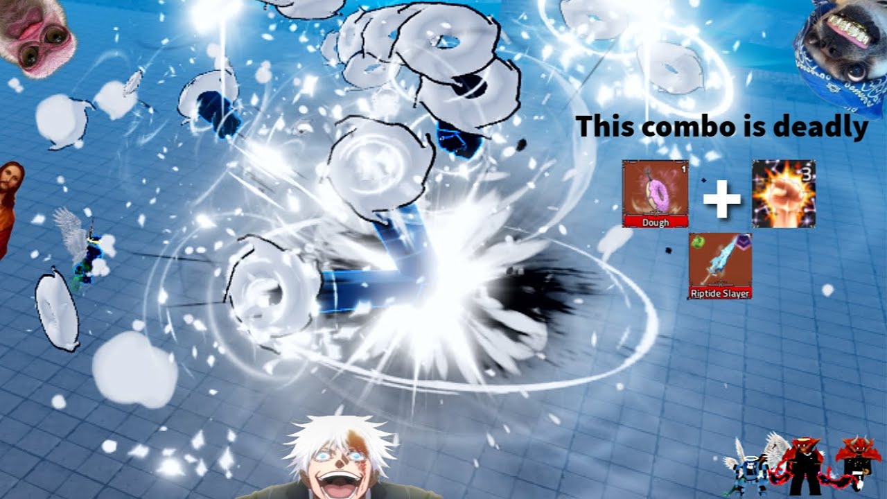 Dough + Riptide + Justice fist is OP | This Combo is DEADLY |King Legacy PvP