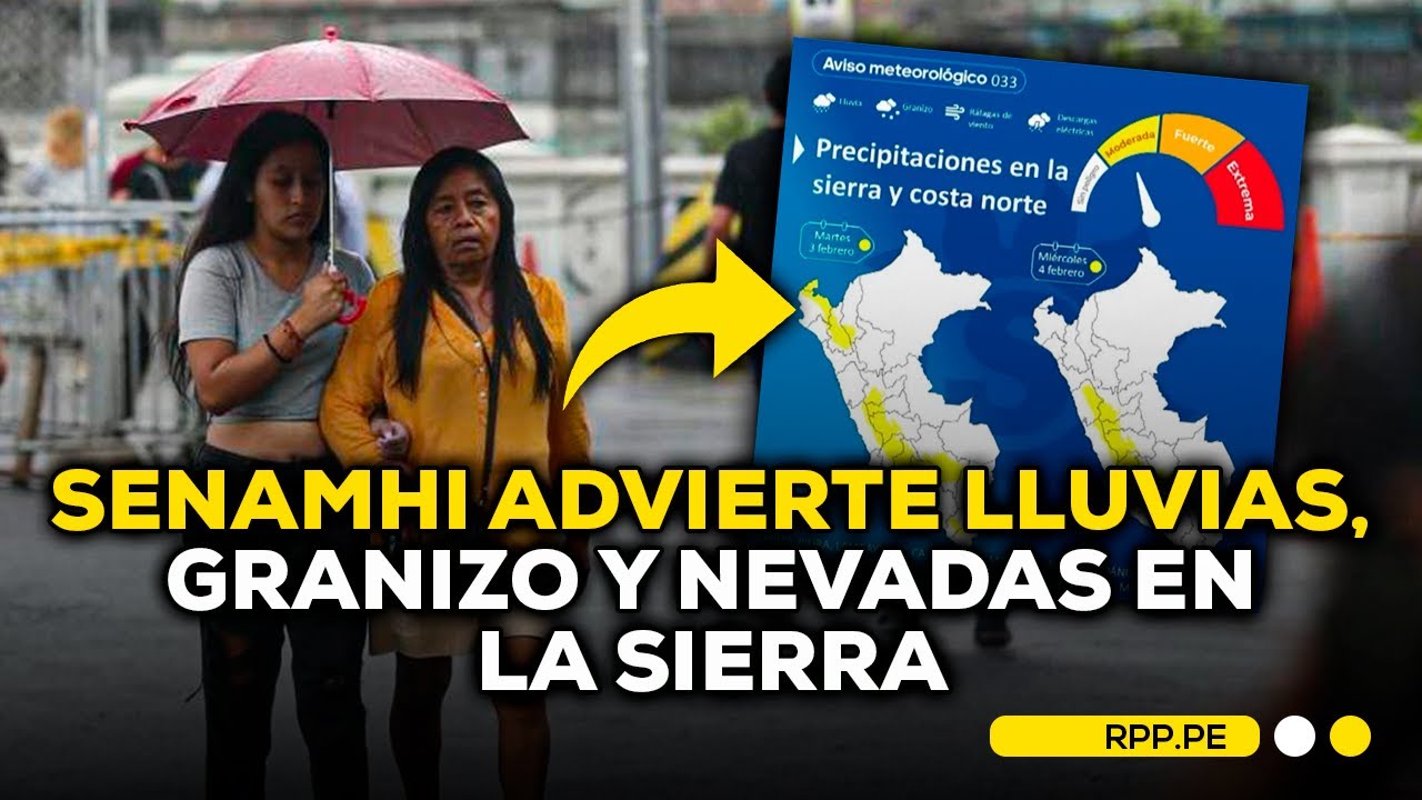 ⛈️SENAMHI alerta por lluvias intensas en varias regiones del país #ROTATIVARPP | ENTREVISTA