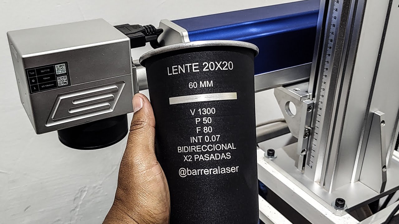 como grabar vasos ferneteros con laser de fibra optica