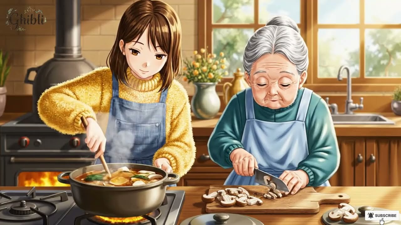 A Slow Life Story 🌱 | A Peaceful Ghibli-Style World | Ghibli Studio