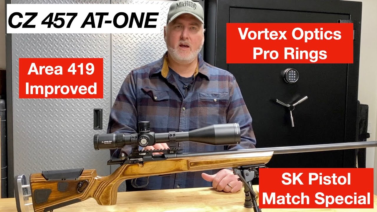 CZ 457 AT-ONE - First Look Setup and shot in heavy winds
