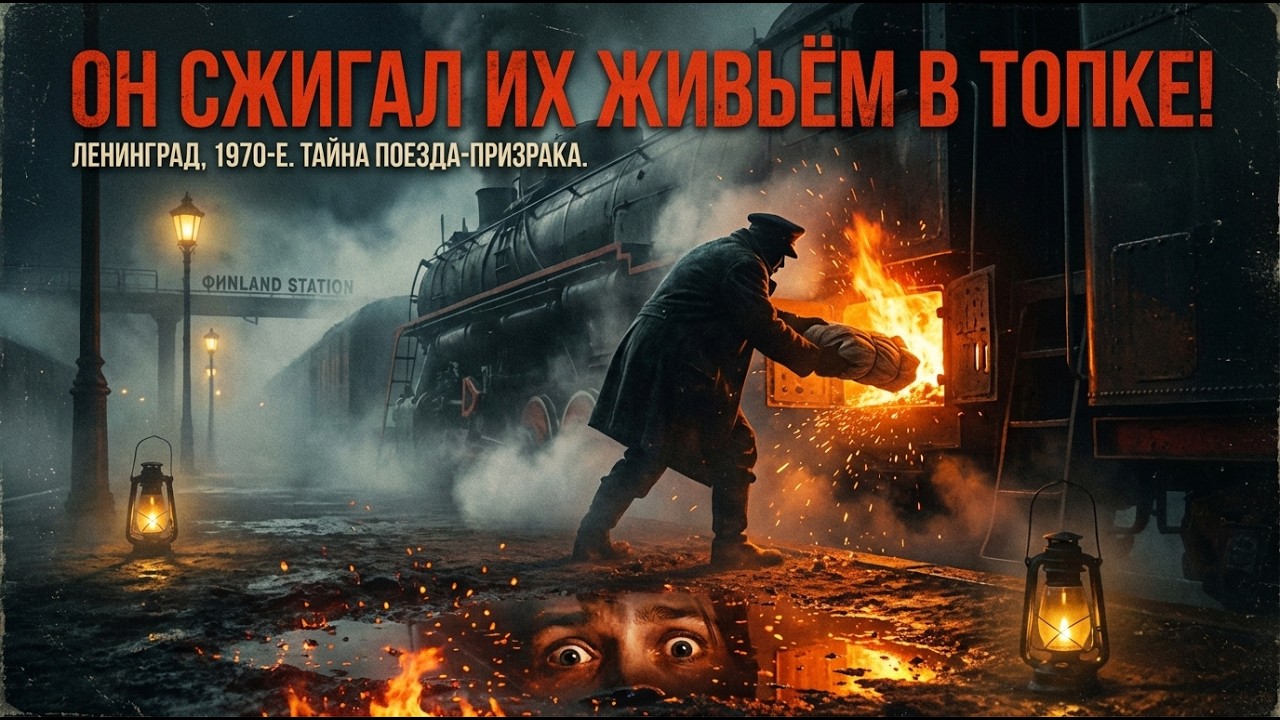Ленинград 1975: убийца, которого спрятал дым паровоза😱