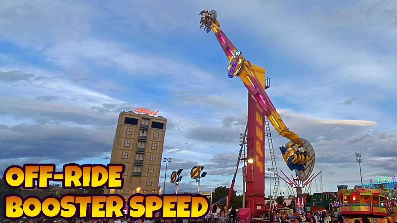 🎢🎡🎠BOOSTER SPEED (OFF RIDE) - FERIA DE LOGRO&Ntilde;O 2024 🍷🍇SAN MATEO