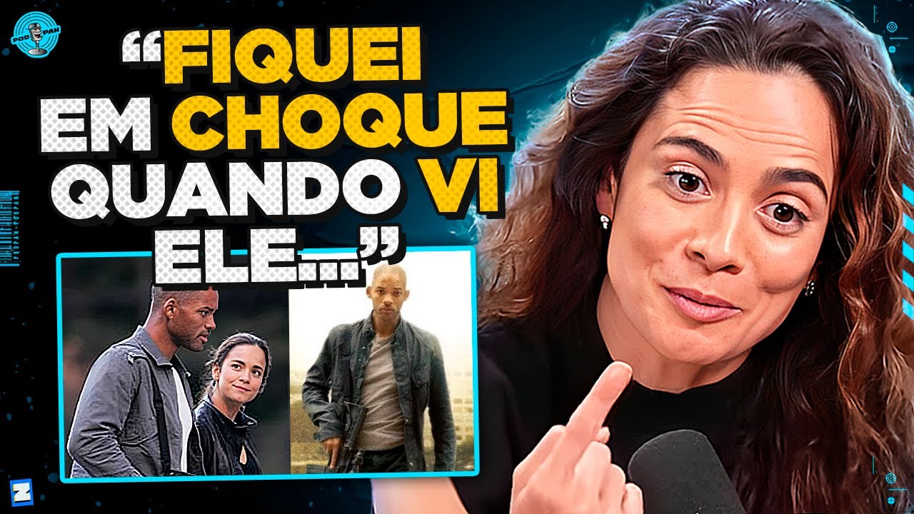 ALICE BRAGA FALA COMO FOI FAZER “EU SOU A LENDA” com WILL SMITH