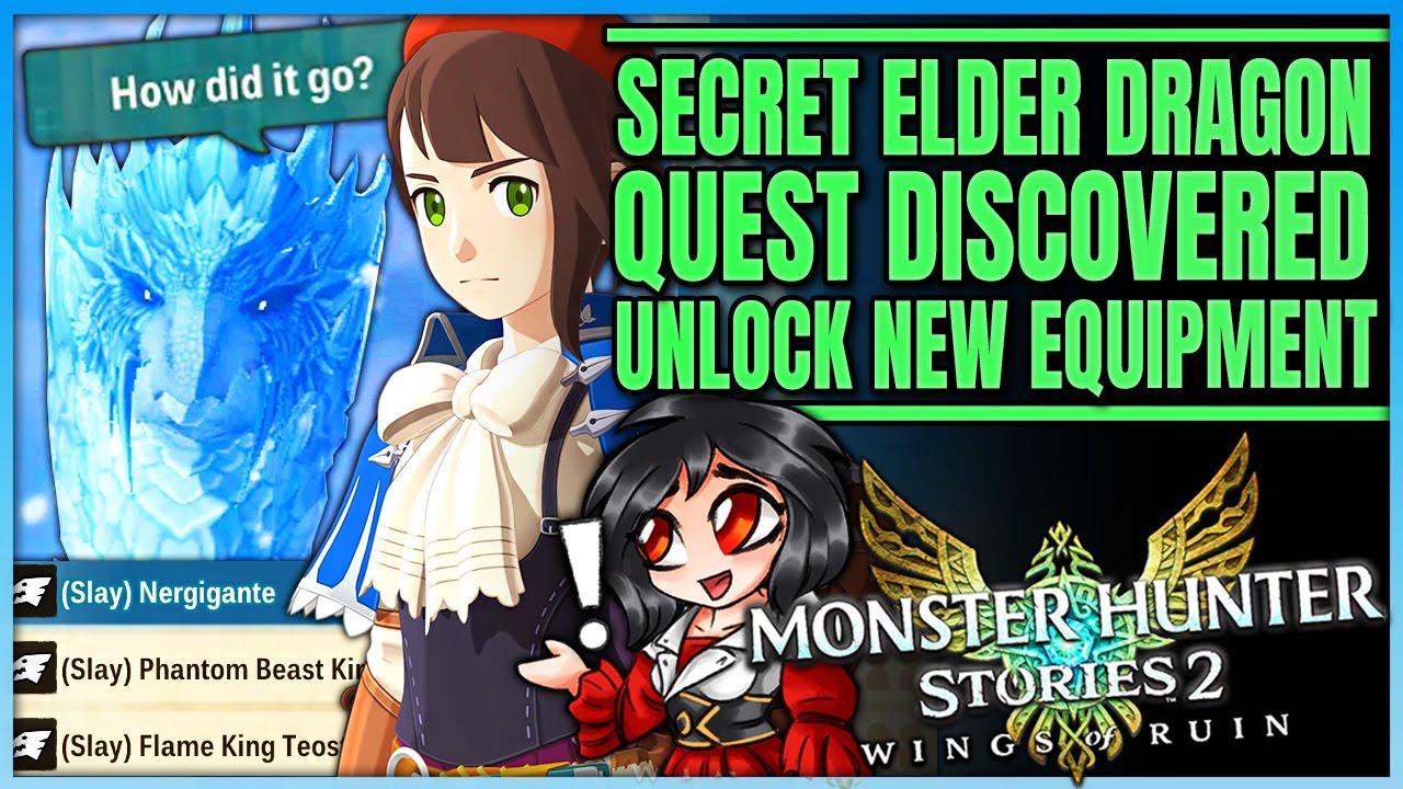 Secret Elder Dragon Questline Discovered - Unlock New Armor ASAP - Guide - Monster Hunter Stories 2!