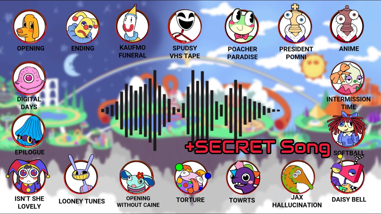 Every TADC Song in Episode Order! The Amazing Digital Circus All OST's