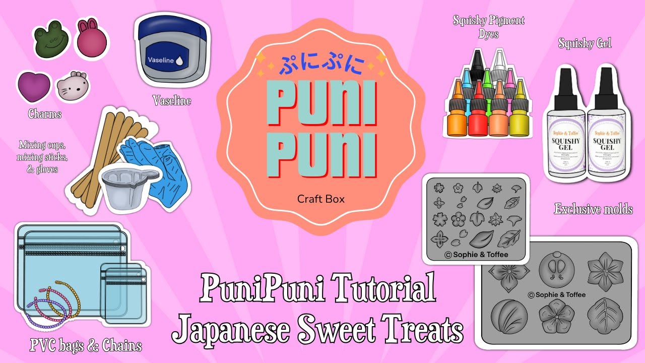 PuniPuni Japanese Sweet Treats Tutorial