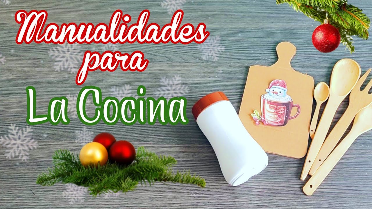 3 ADORNOS NAVIDEÑOS ÚTILES PARA LA COCINA / MANUALIDADES NAVIDEÑAS PARA LA COCINA/ CHRISTMAS DIY