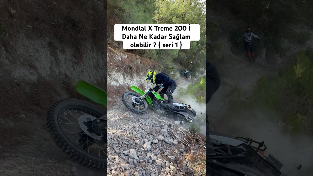 Mondial X Treme 200 i Daha Ne Kadar Sağlam Olabilir🤔 #soma #izmir #istanbul #enduro #keşfet #shorts