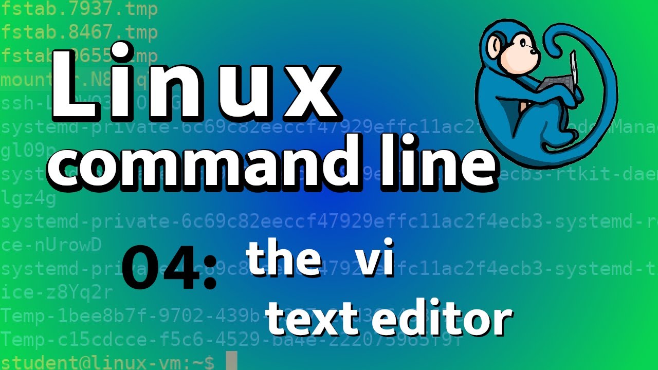 The vi text editor - basic intro - Linux Command Line tutorial for forensics