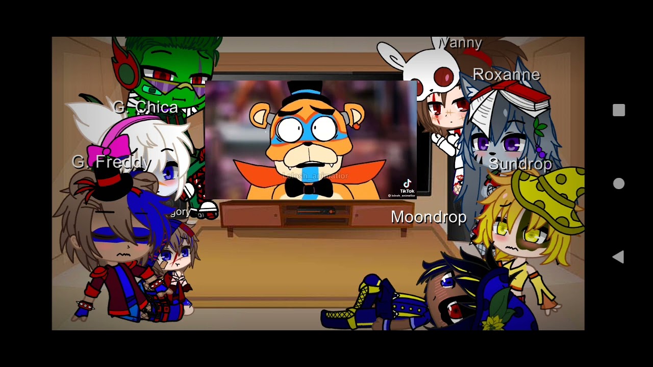 Fnaf Security Breach react to ??? (sad Micheal)(angst)