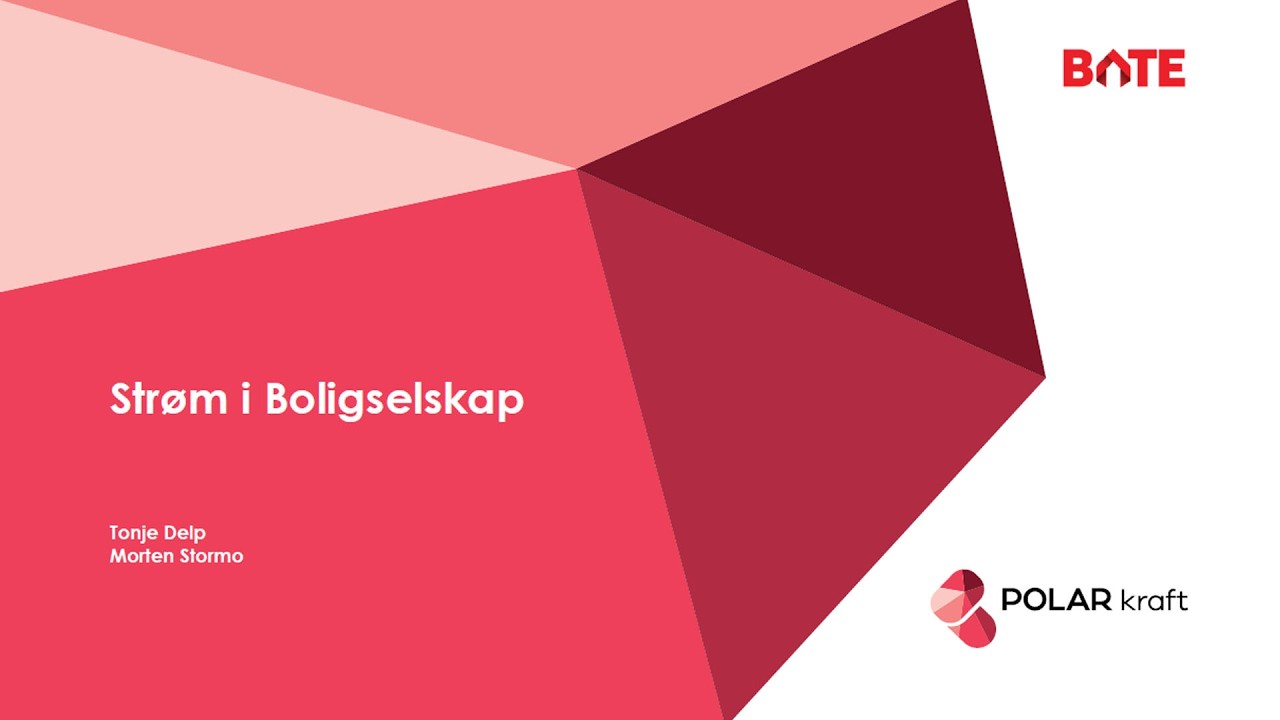Strøm i boligselskap – en gjennomgang for styret [Webinar]