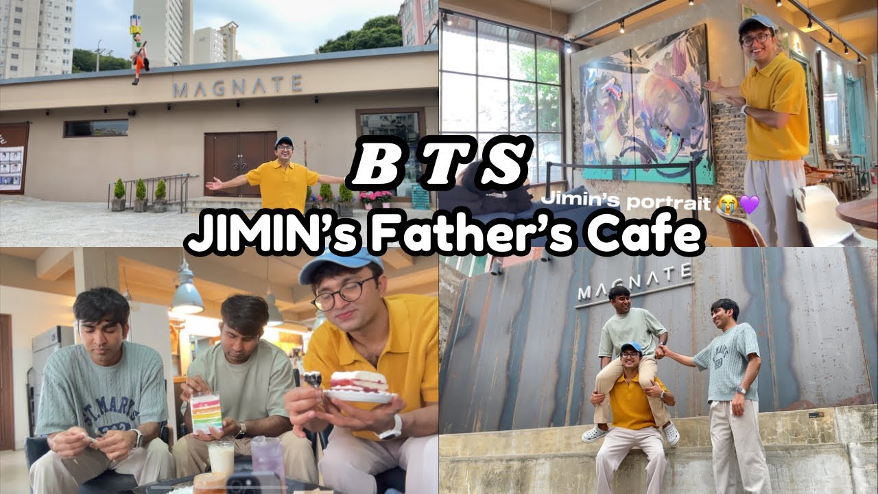 BTS JIMIN's DAD's CAFE in Busan | Full Cafe Tour + GIVEAWAY