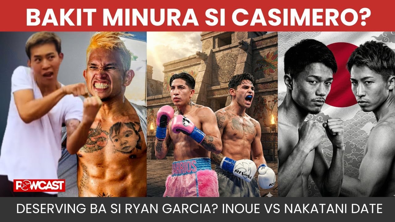 Wala Nakaagawa nito kay CASIMERO?  Ryan Garcia Deserving ba sa World Title | Inoue vs Nakatani?